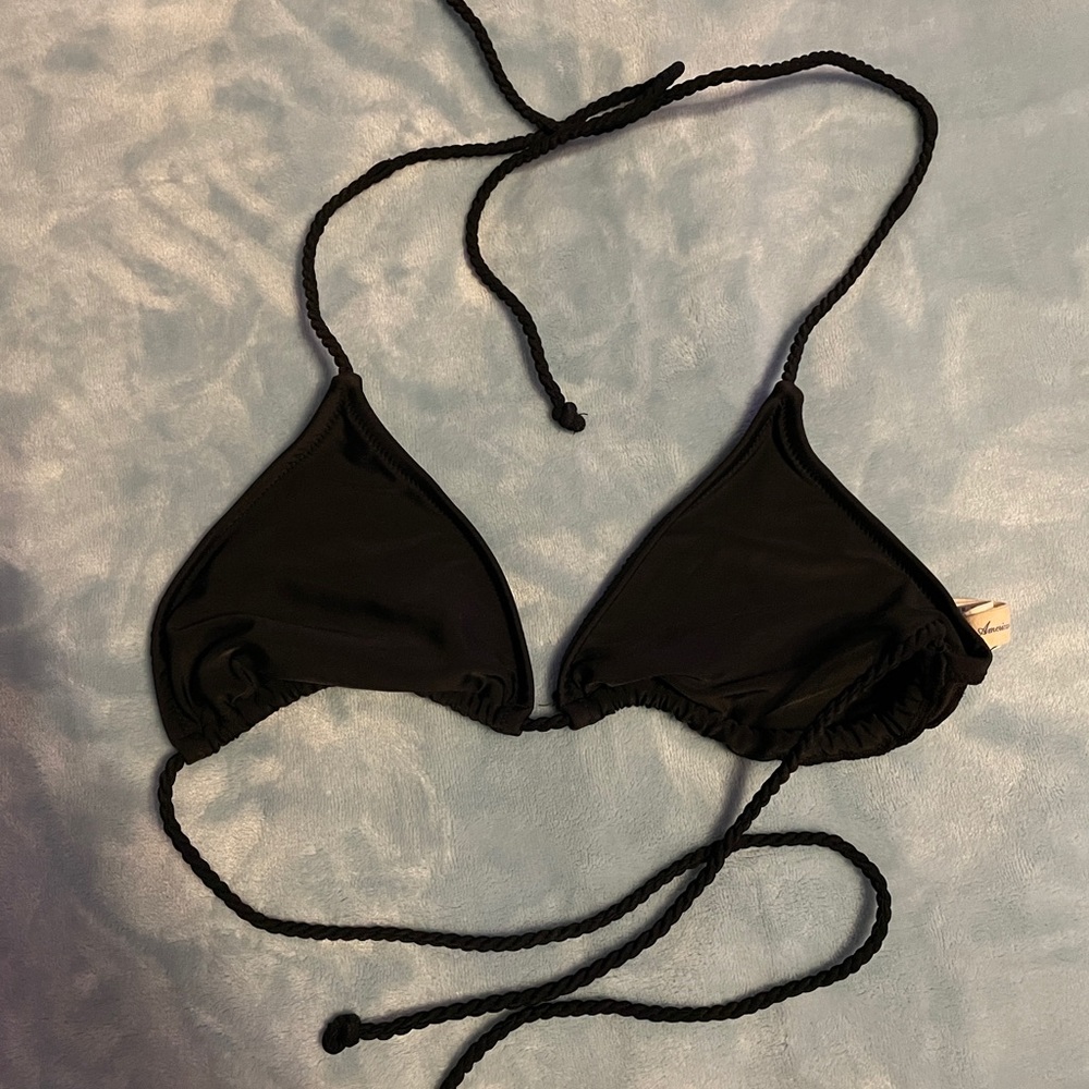 Black triangle bikini top from American Eagle